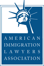 logo with image of the face of the statute of liberty together with the inscription American Immigration Lawyers Association